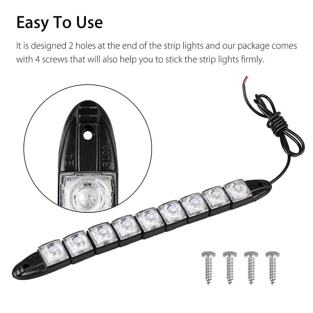 Red Green Waterproof Marine Boat Bow LED Strips Submersible Navigation Lights For Boats 5