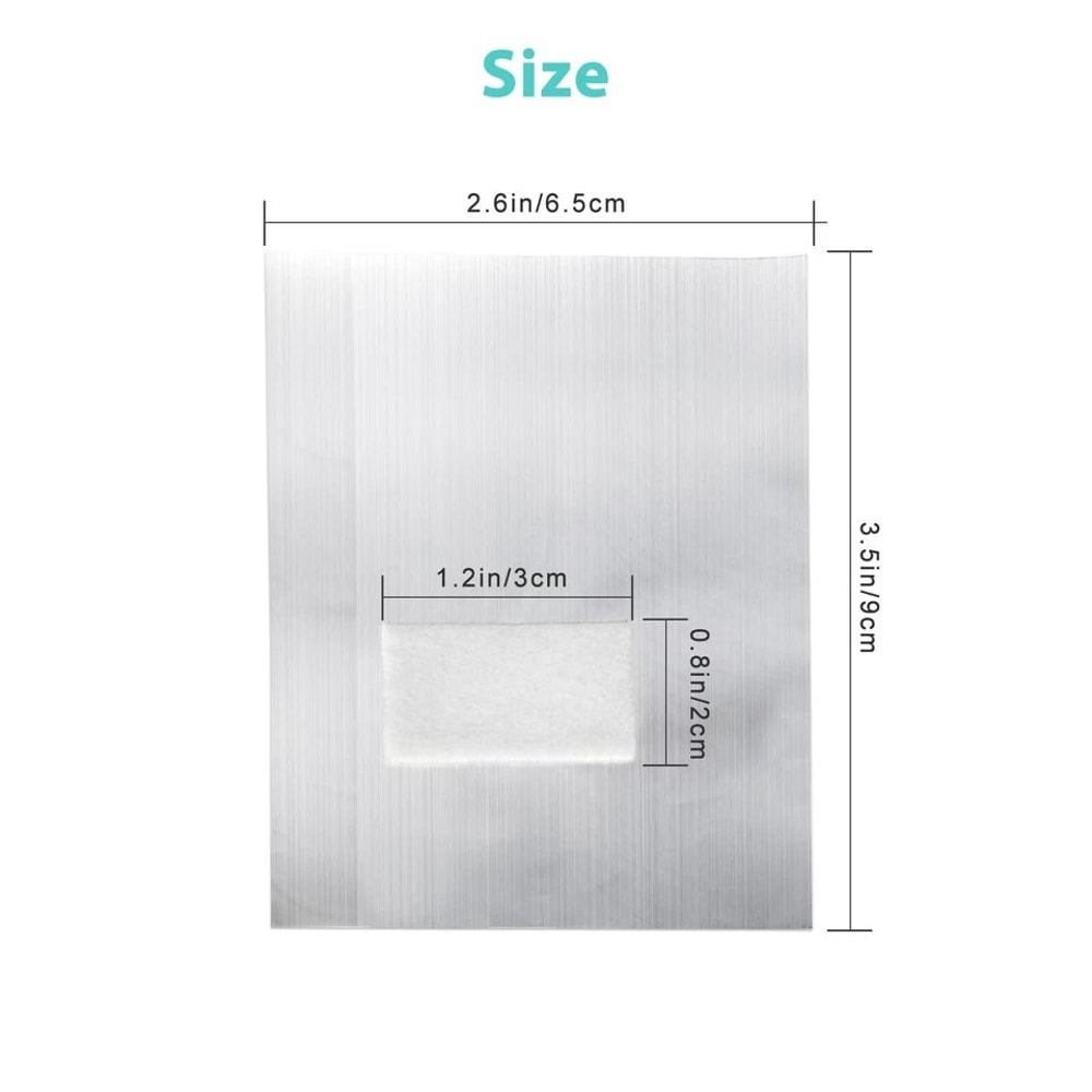Aluminium Foil Nail Wraps For Gel Polish Removal SoakOff Manicure Cleaner Disposable Nail Wipes Fo 5