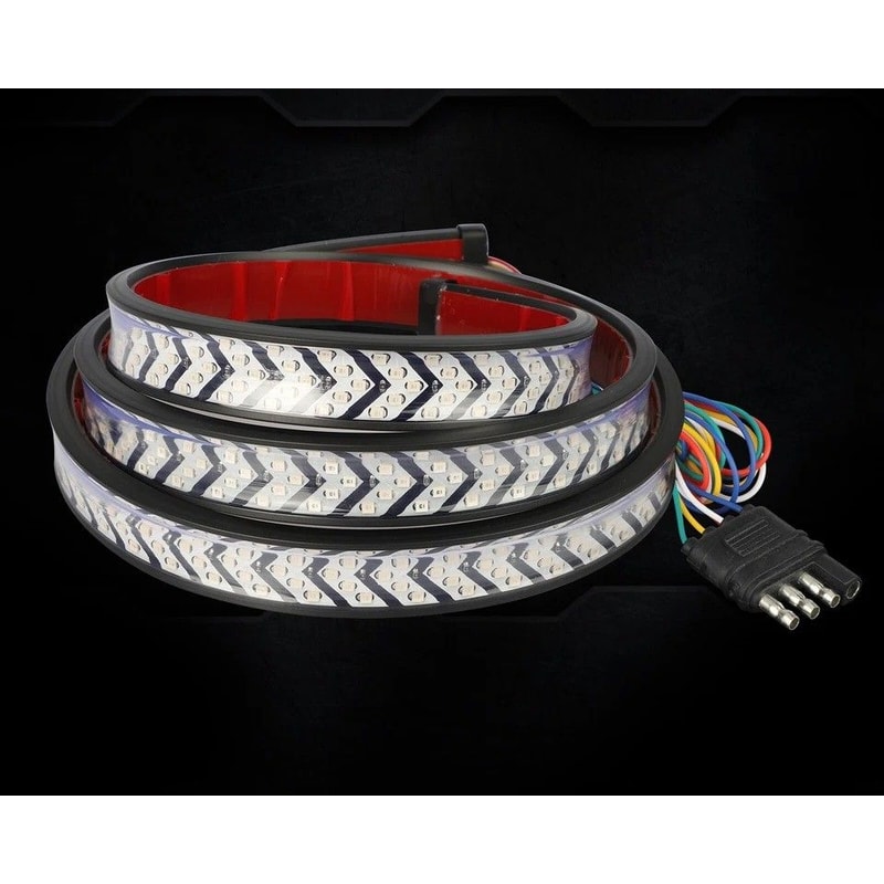 Truck Tailgate LED Light Bar Brake Reverse Turn Signal Stop Tail Strip For Trucks SUVs 0