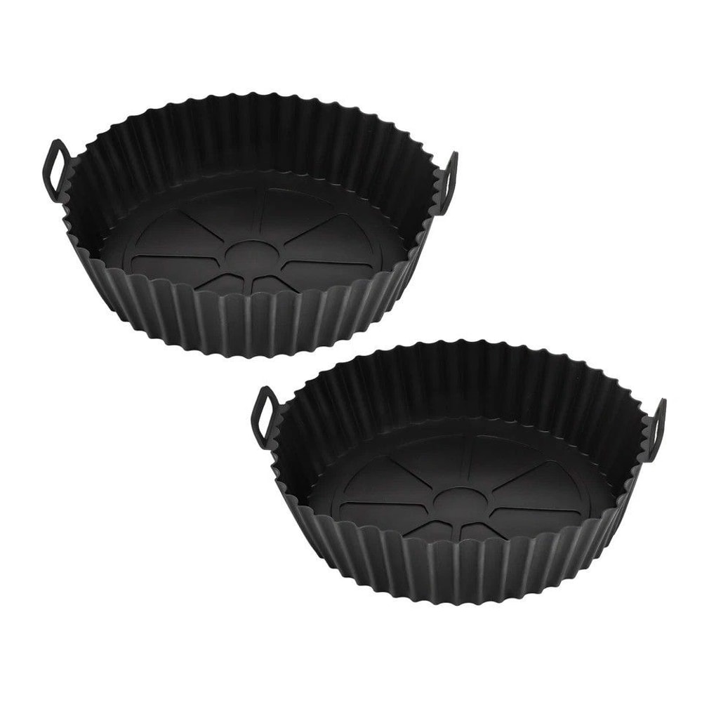 Air Fryer Silicone Pot Basket Liners NonStick Safe Oven Baking Tray Mat For Easy Clean Heat Resist 0
