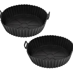 air fryer silicone pot basket liners non-stick safe oven baking tray mat for easy clean & heat resistance