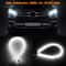 White Flexible Tube LED Strip DRL Lights Daytime Running Lights For Cars Trucks SUVs 1