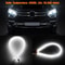 White Flexible Tube LED Strip DRL Lights Daytime Running Lights For Cars Trucks SUVs 1