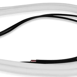 white flexible tube led strip drl lights daytime running lights for cars, trucks, suvs