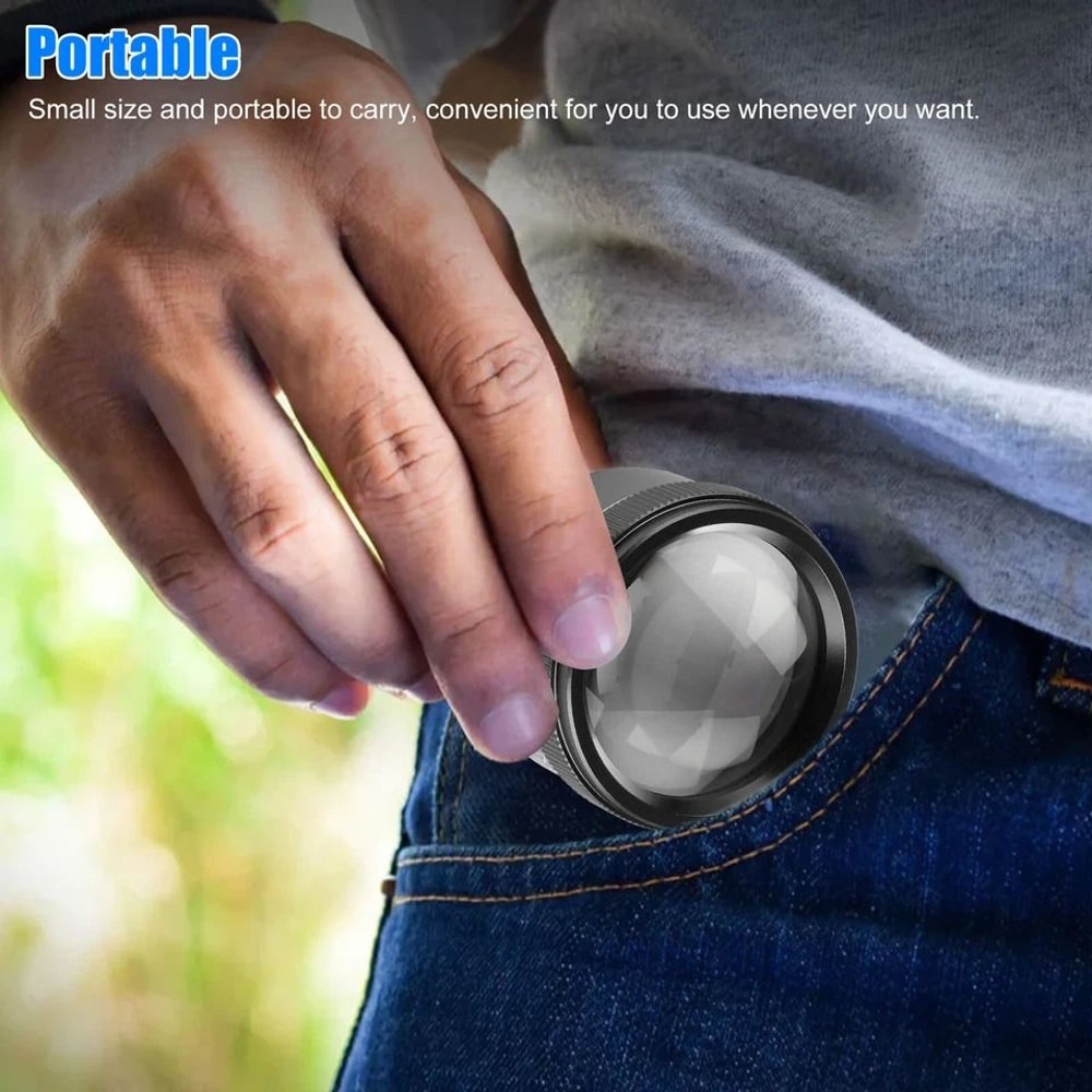 Pocket Magnifier High Magnification Optical Lens For Jewelry Watch Repair 1