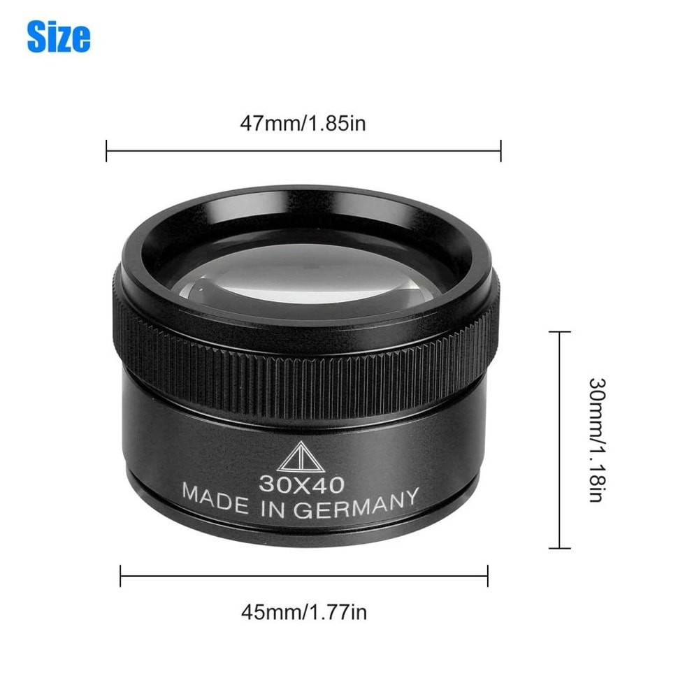 Pocket Magnifier High Magnification Optical Lens For Jewelry Watch Repair 4