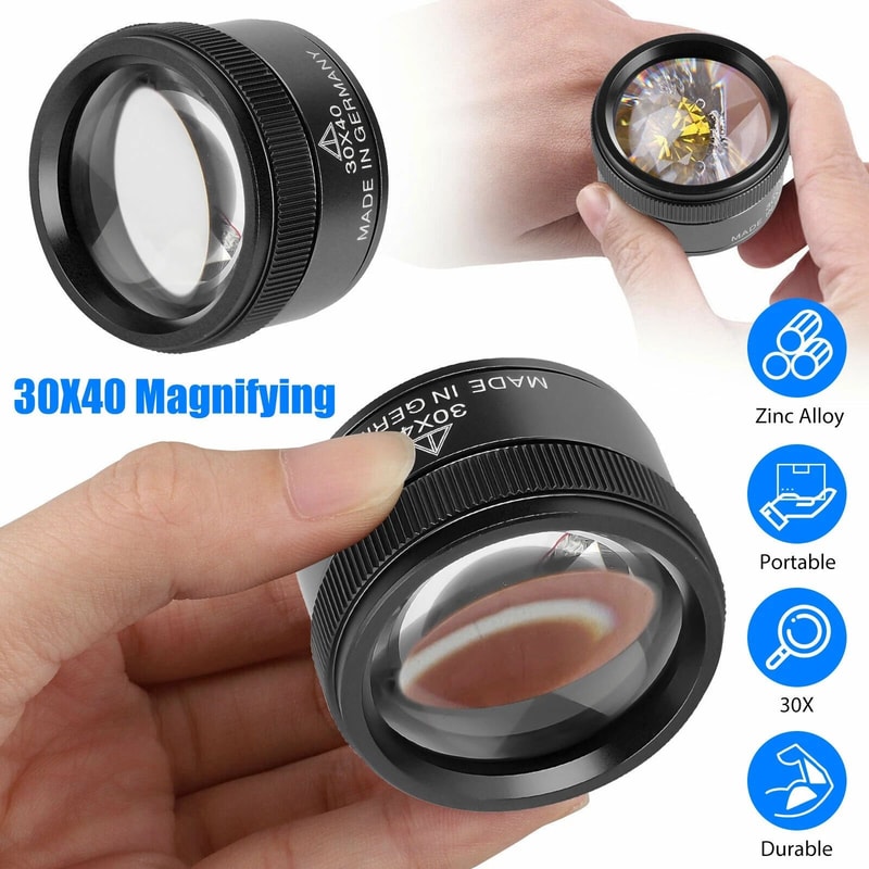Pocket Magnifier High Magnification Optical Lens For Jewelry Watch Repair 5