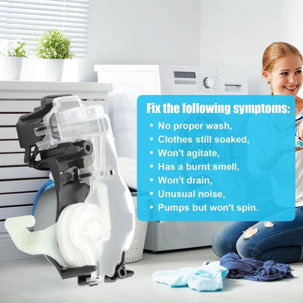 Washer Shift Actuator Compatible With Whirlpool Maytag Kenmore Models 1