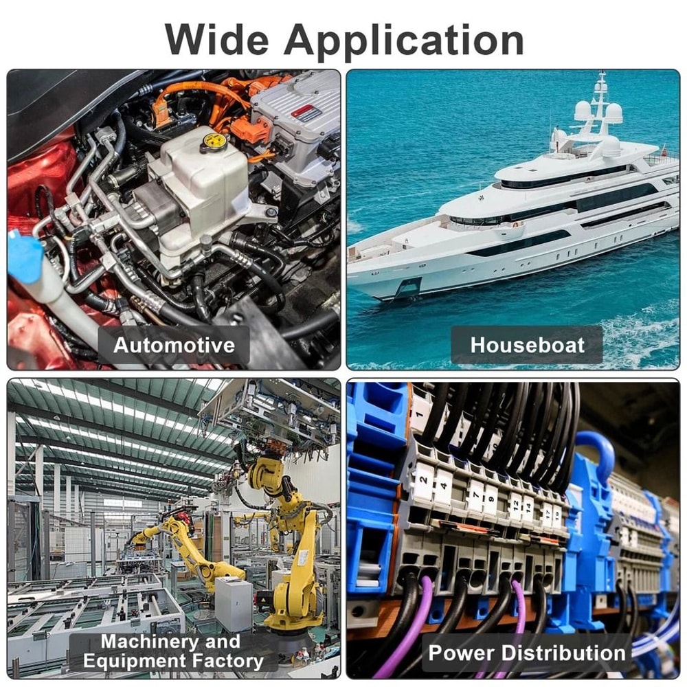 AWG Heavy Duty Heat Shrink Butt Connectors For Automotive Marine Use 5