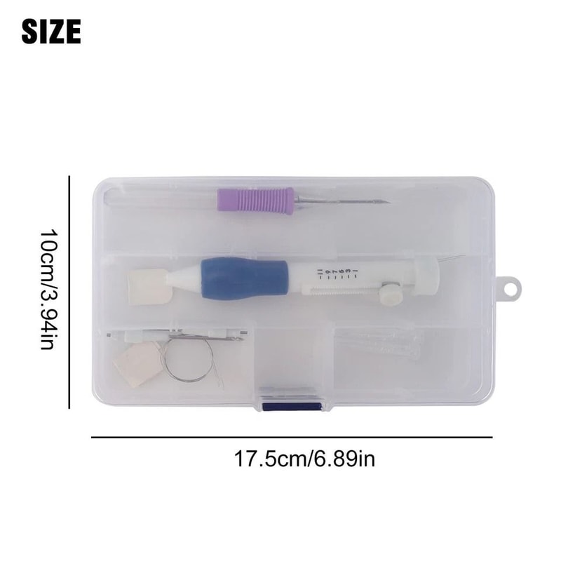 DIY Punch Needle Kit Ergonomic Embroidery Pen Set For Stitching Sewing Textile Crafts 5