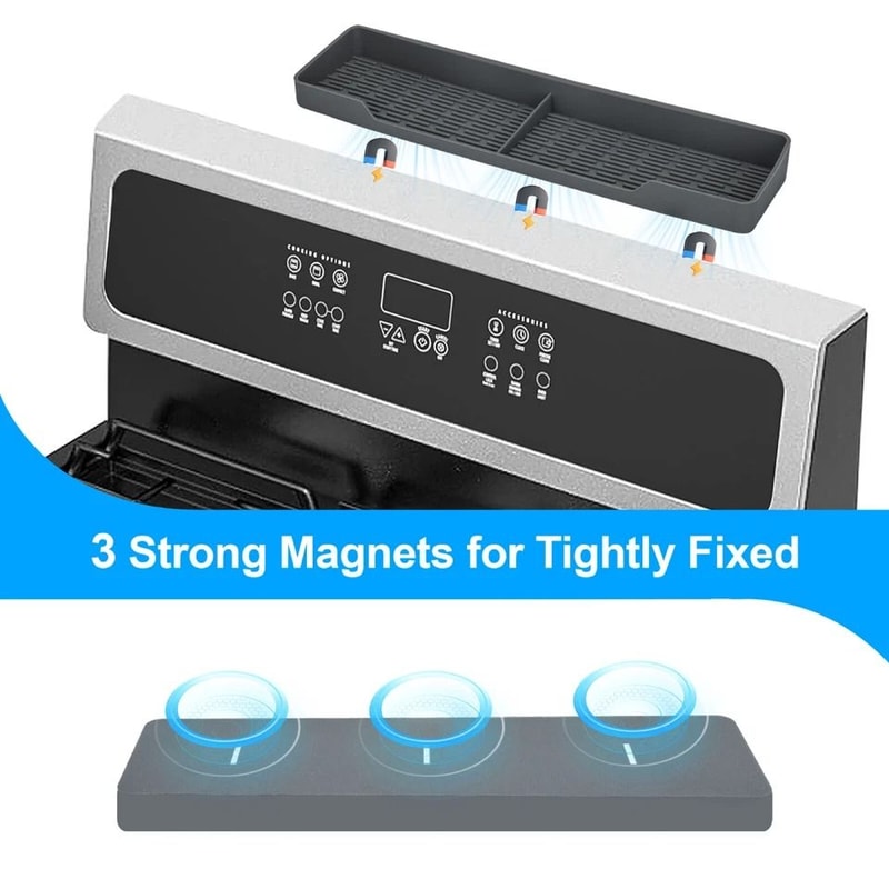 Magnetic Silicone Kitchen Spice Rack Stove Top Shelf Countertop Organizer For Spices And More 3