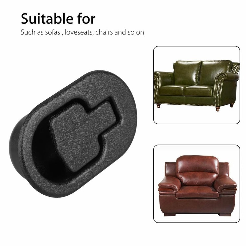 Universal Recliner Pull Handle For Sofa Chair Black Release Lever 1