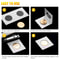 Cardboard Coin Holders Sizes Mylar Paper Flip For Coin Collection Album Storage 4