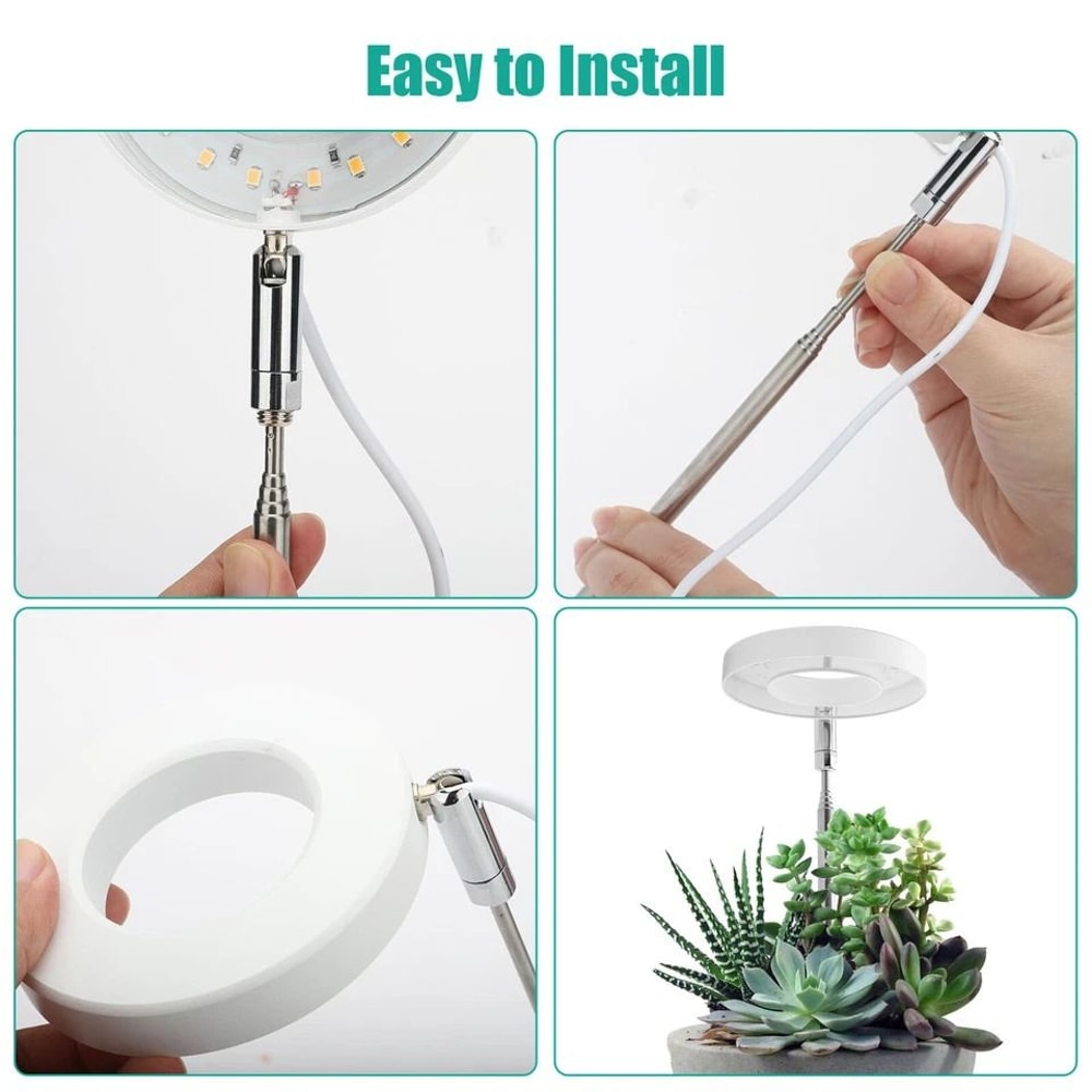 LED Grow Light Plant Growing Lamp With Full Spectrum Auto Timer For Indoor Plants 6