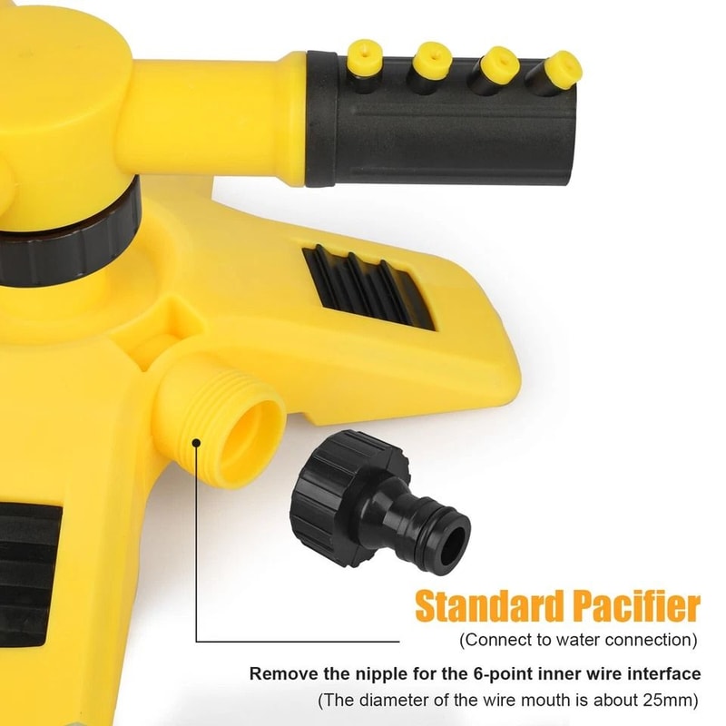 Automatic Rotating Lawn Sprinkler For Grass Watering Efficient Irrigation System For Patio Yard 7
