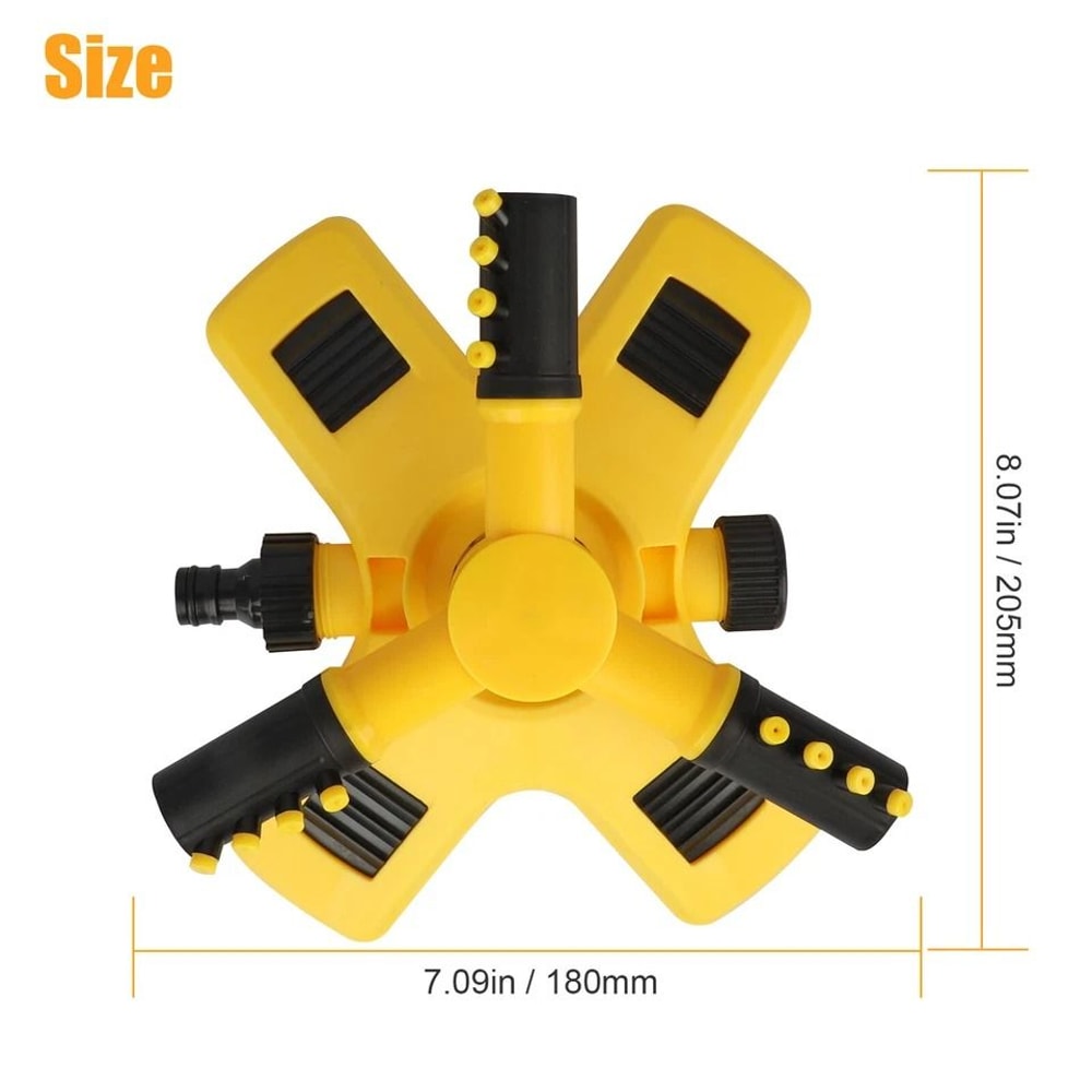 Automatic Rotating Lawn Sprinkler For Grass Watering Efficient Irrigation System For Patio Yard 8