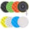 Car Polishing Buffing Pads Kit For Drill Foam Wool Polisher For Waxing And Detailing 0