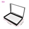 Jewelry Ring Display Case Earring Organizer Stackable Dustproof Storage Tray For Rings Earrings 6