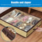 Under Bed Shoe Organizer With Zipper Dustproof Storage Box For Closet Shoes 3