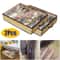 Under Bed Shoe Organizer With Zipper Dustproof Storage Box For Closet Shoes 7