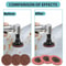 Roll Lock Surface Conditioning Sanding Discs For Die Grinder Medium Grit Pads For Polishing Finish 4
