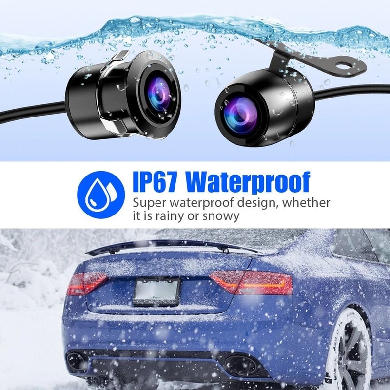 Car Backup Camera With Night Vision FrontRear View Parking Camera 2