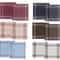 Plaid Cotton Handkerchief Set Soft Absorbent Classic Pocket Squares 0