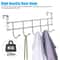 OvertheDoor Metal Hook Rack Hooks For Towels Coats Hats Durable Stainless Steel Hanger For Home B 1