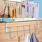 OvertheDoor Metal Hook Rack Hooks For Towels Coats Hats Durable Stainless Steel Hanger For Home B 8