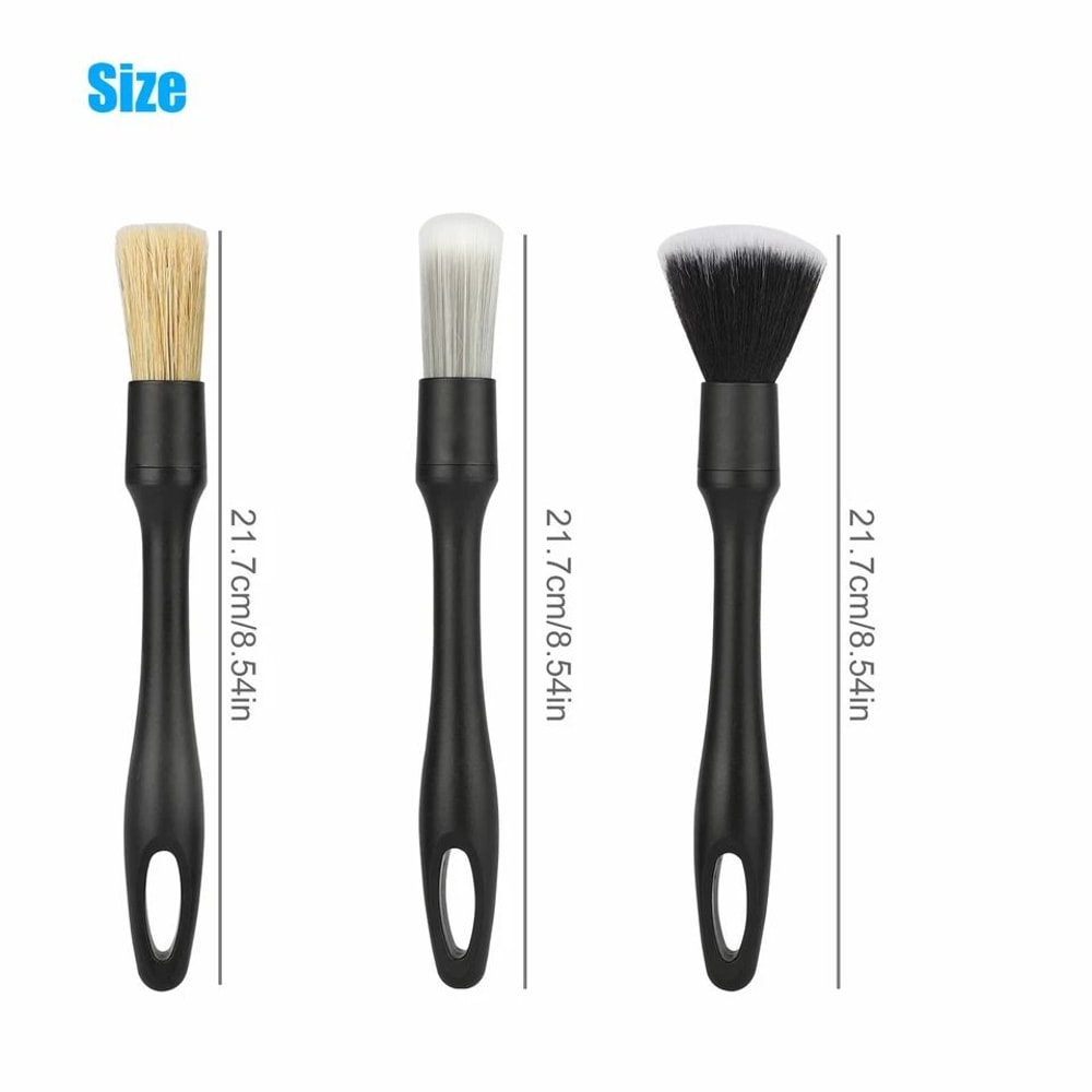 Car Detailing Brush Set Premium Auto Detailing Kit For Engine Wheels And Interior Cleaning 5