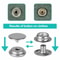 Stainless Steel Snap Fastener Kit For Boat Canvas Durable Screw Press Stud Cover Buttons 3