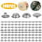Stainless Steel Snap Fastener Kit For Boat Canvas Durable Screw Press Stud Cover Buttons 5