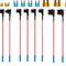 AddaCircuit Fuse Adapter Kit Standard Mini Blade Fuse Holders For Car 0