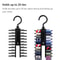 Cross X Tie Rack Holder Belt Hanger With NonSlip Clips Closet Organizer For Efficient Tie Storage 2