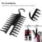 Cross X Tie Rack Holder Belt Hanger With NonSlip Clips Closet Organizer For Efficient Tie Storage 3
