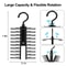 Cross X Tie Rack Holder Belt Hanger With NonSlip Clips Closet Organizer For Efficient Tie Storage 6