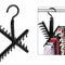 Cross X Tie Rack Holder Belt Hanger With NonSlip Clips Closet Organizer For Efficient Tie Storage 0