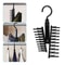 Cross X Tie Rack Holder Belt Hanger With NonSlip Clips Closet Organizer For Efficient Tie Storage 7