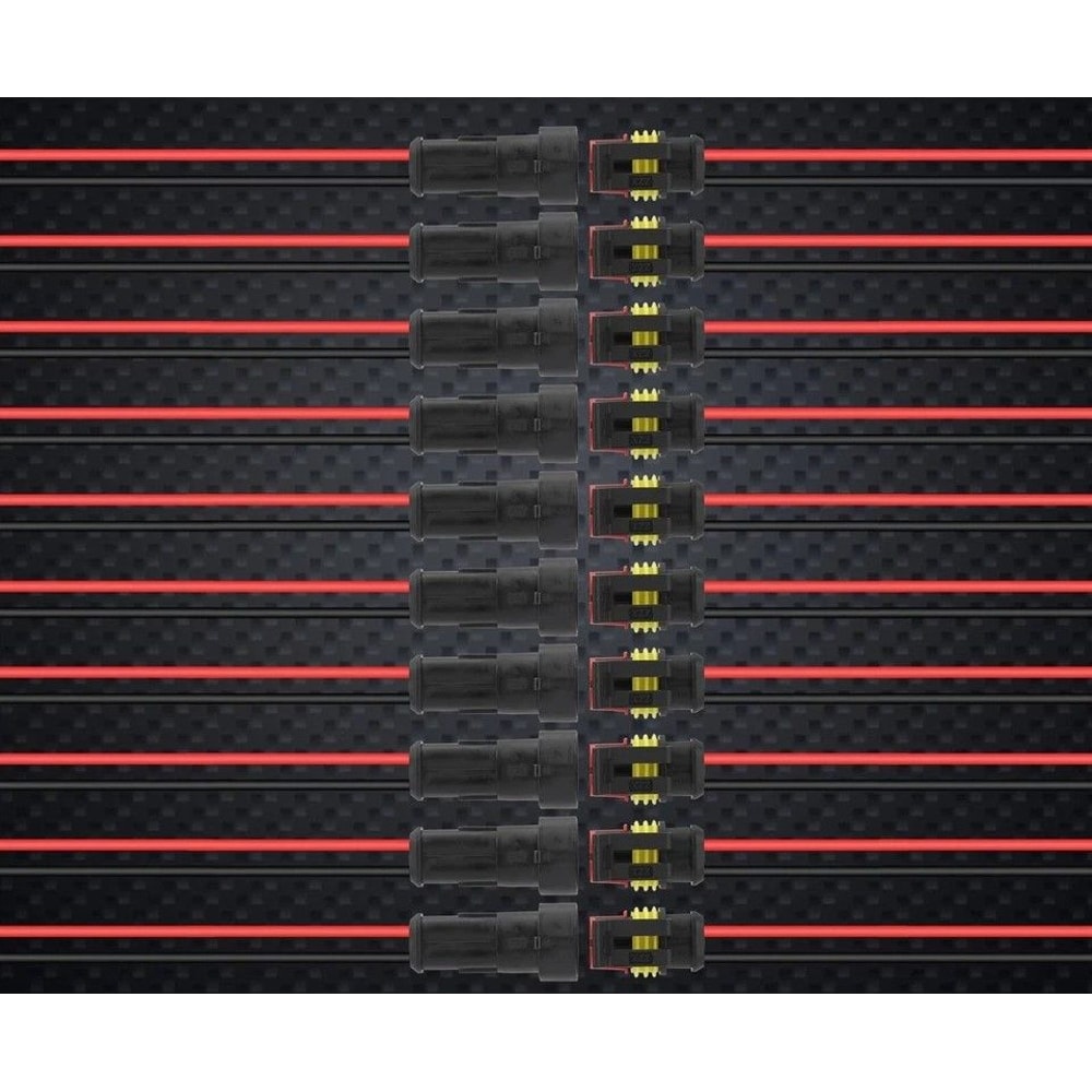 Waterproof Electrical Wire Connector Kit For Car Motorcycle Boat Male Female Durable 0