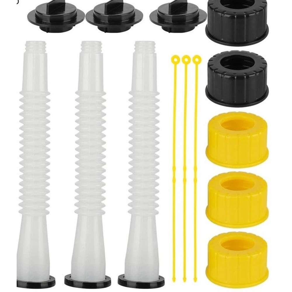 Replacement Gas Can Spout Nozzle Vent Kit For Plastic Gas Cans Universal Compatibility With Old Sty 0