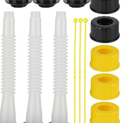 replacement gas can spout nozzle vent kit for plastic gas cans universal compatibility with old style cap