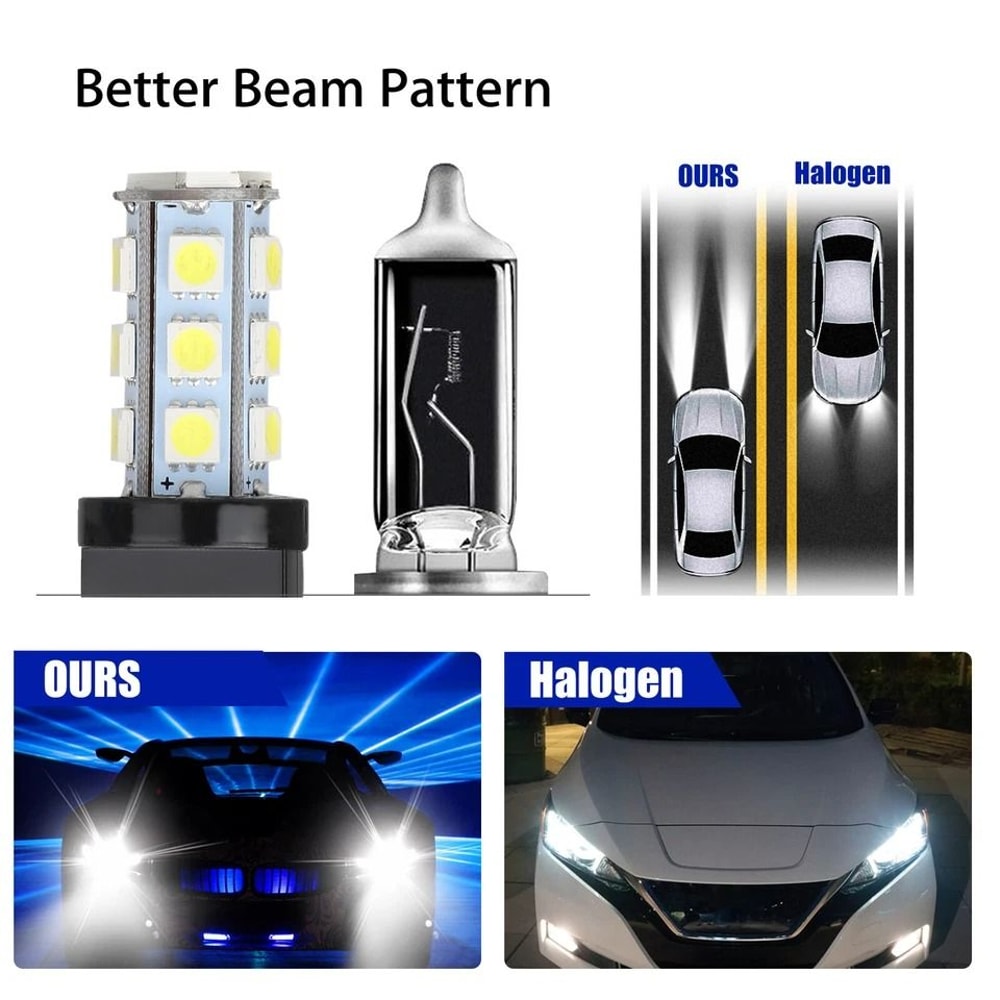 Super White LED Bulbs For Brake Tail Reverse Lights 4