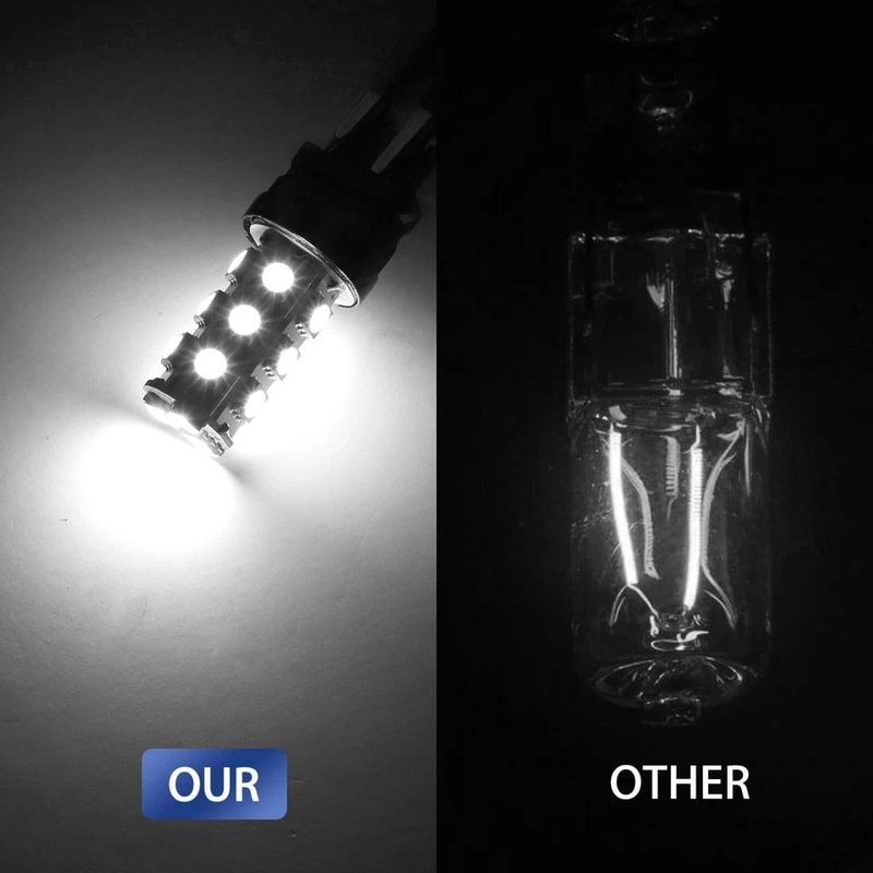 Super White LED Bulbs For Brake Tail Reverse Lights 5