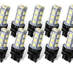 super white led bulbs for brake, tail, reverse lights