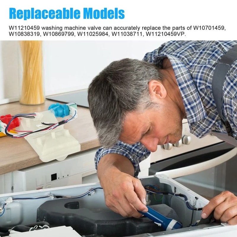 Washing Machine Water Inlet Valve Compatible With Maytag Whirlpool Kenmore More 2