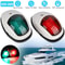 Red Green LED Boat Navigation Lights Waterproof Marine Bow Lamp For Pontoon Speed Boats 8
