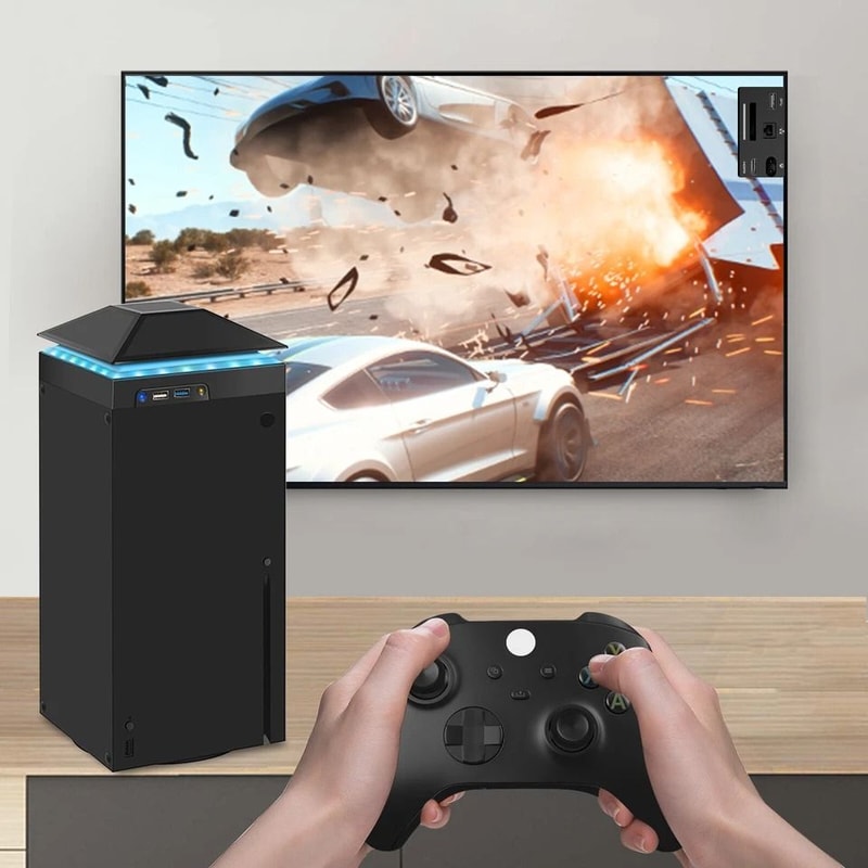 Adjustable RGB Cooling Fan For Xbox Series X Console Low Noise HighSpeed Fan For Optimal Performan 0