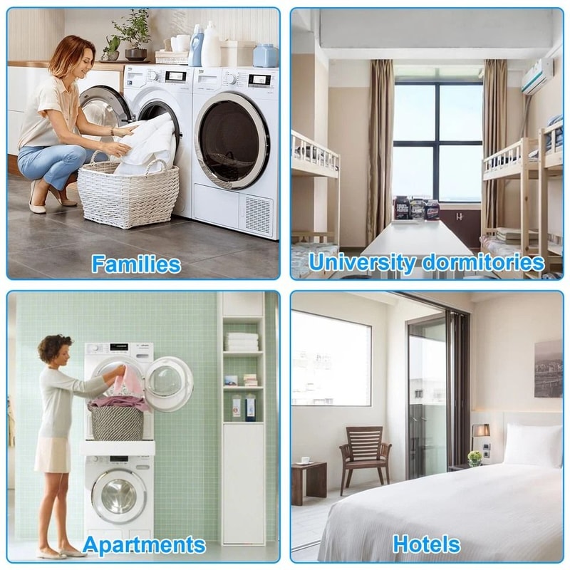 Durable Laundry Backpack With Heavy Duty Drawstring Adjustable Shoulder Strap Large Capacity Stora 2