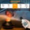 Aroma Volcano Flame Diffuser Aromatherapy Humidifier For Room Essential Oil Diffuser With Color LED 11