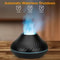 Aroma Volcano Flame Diffuser Aromatherapy Humidifier For Room Essential Oil Diffuser With Color LED 12